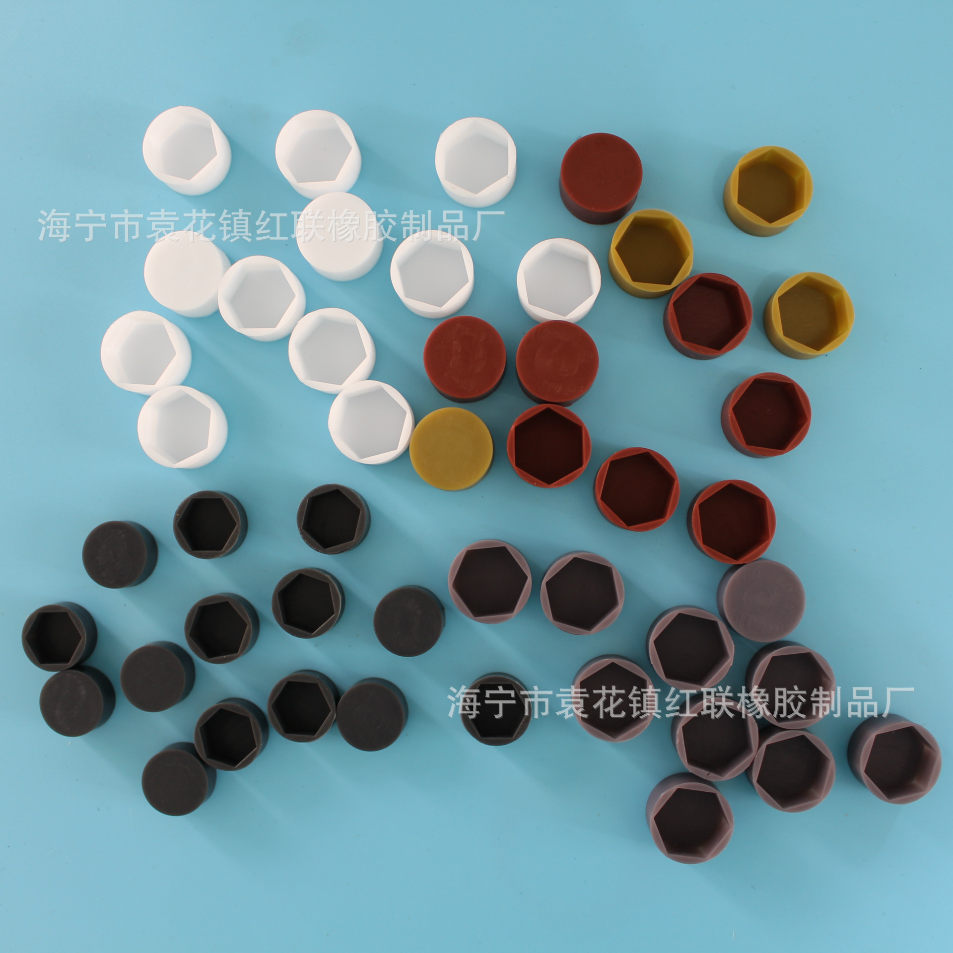 厂家现货供应M8螺丝胶套 圆形螺丝橡胶胶帽 外六角螺丝保护胶套