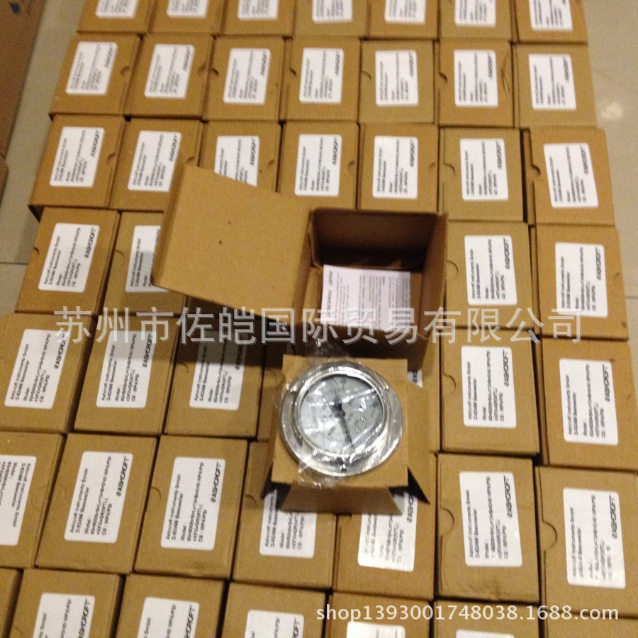 原装防震带液压功能 供应雅斯科ASHCROFT品牌压力表