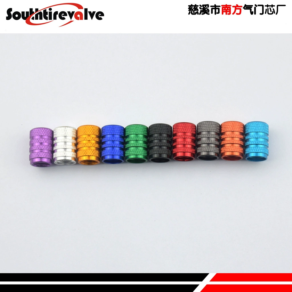 Поставка разноцветных колпачков для автомобильных шин из алюминиевого сплава, десять цветов в наличии, трехслотовые полноцветные автомобильные аксессуары для кузова.