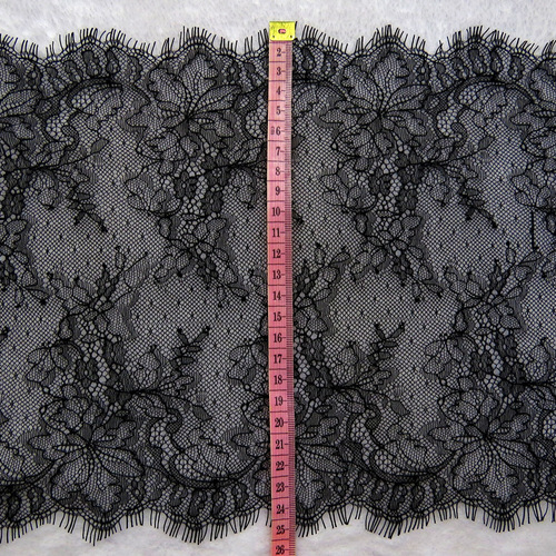 Factory 25cm Eyelash Edge Border Wholesale Curtain Lace Edge Lace Edge Fabric Lace Edge
