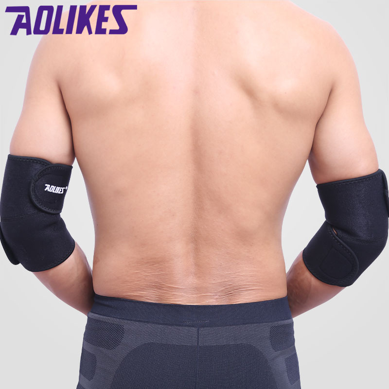 Deportes codo pad baloncesto transpirable hombres y mujeres bádminton deportes brazo guardia tenis codo caliente codo pad en stock al por mayor