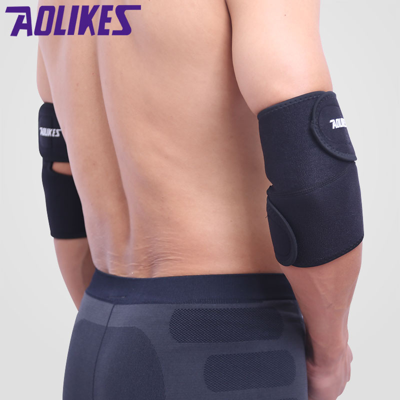 Deportes codo pad baloncesto transpirable hombres y mujeres bádminton deportes brazo guardia tenis codo caliente codo pad en stock al por mayor