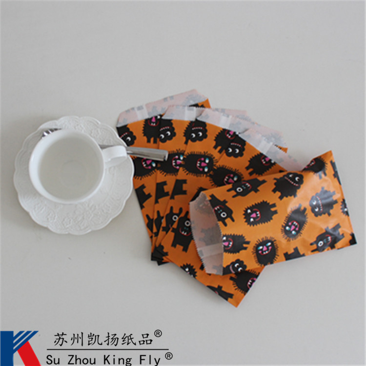 彩色纸袋，尖底纸袋，食品纸袋，节日party，圣诞万圣，可定 制