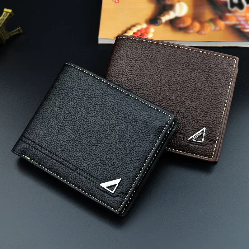 Short capacious wallet for leisure