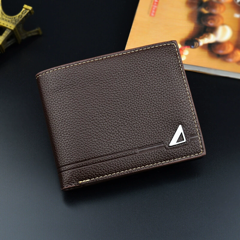 Short capacious wallet for leisure