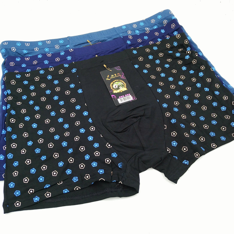 New running men's underwear wholesale bamboo charcoal milk silk mix and match 5 yuan model stall underwear factory direct sales