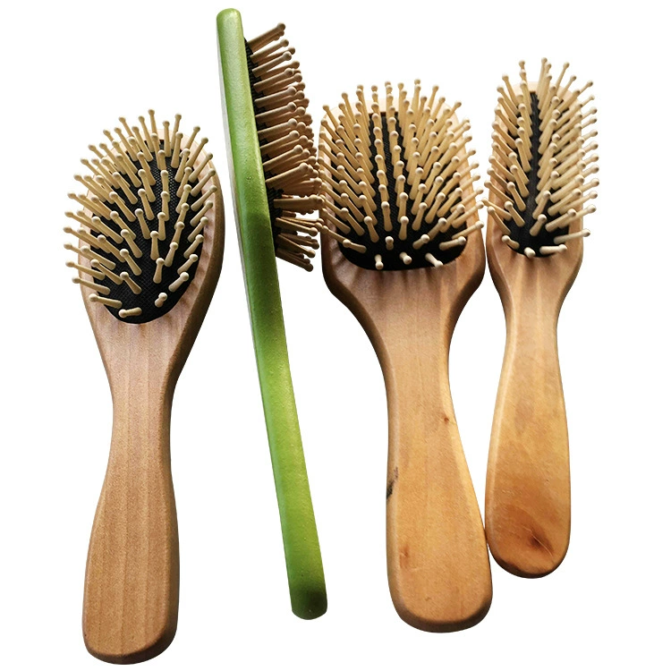 Поставщик-производитель Bangwood Comb антистатическая деревянная расческа, ручная работа, оптовая продажа липовой массажной расчески
