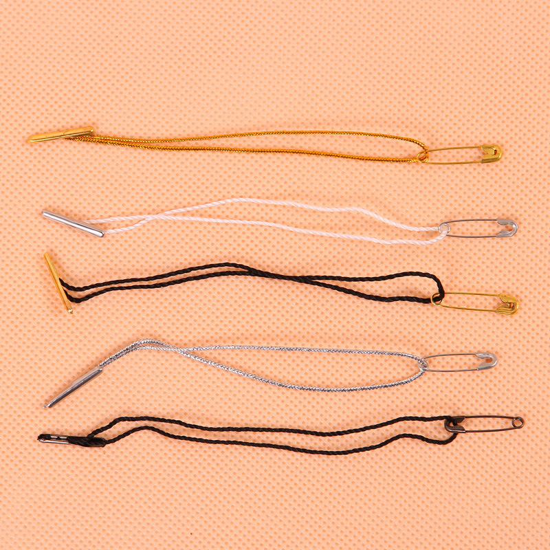 别针吊绳吊线通用金属吊粒现货高档优质吊牌线铜别针线扣来样定制