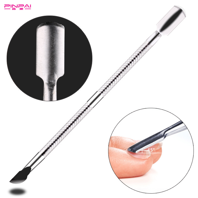 Nail nail steel push nail peeling special small size steel push independent packaging double-headed dead skin push stainless steel dead skin push Nail nail steel push nail peeling special small size steel push independent packaging double-headed dead skin push stainless steel dead skin push