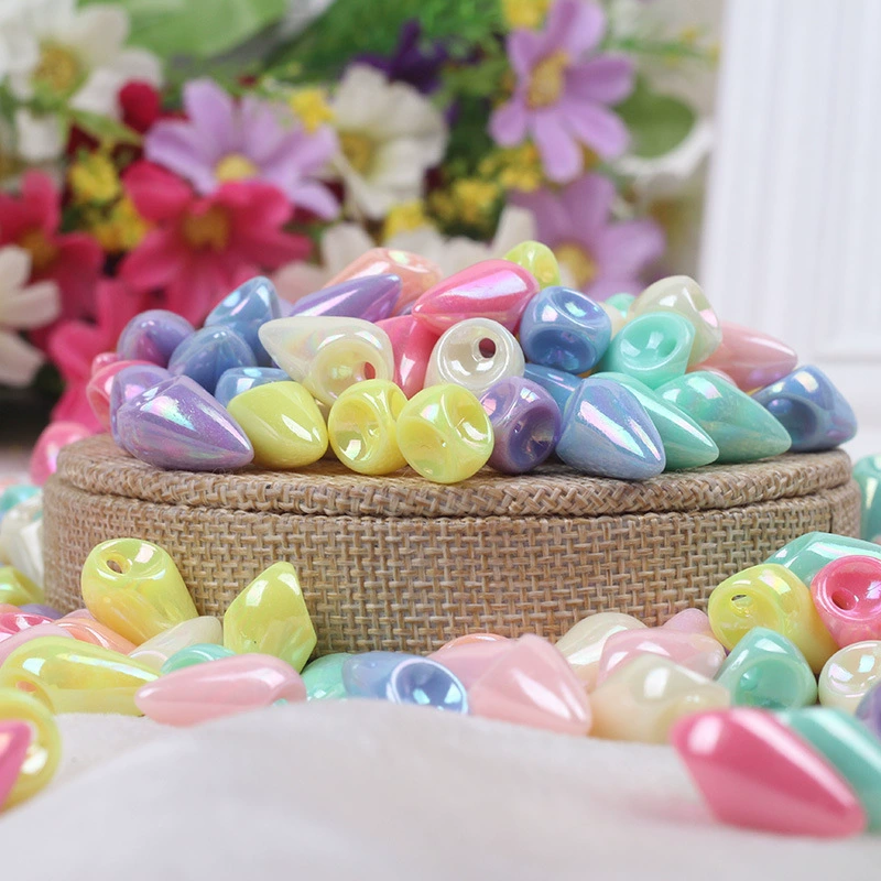 Acrylic geometric beads, children's beaded bracelet, material