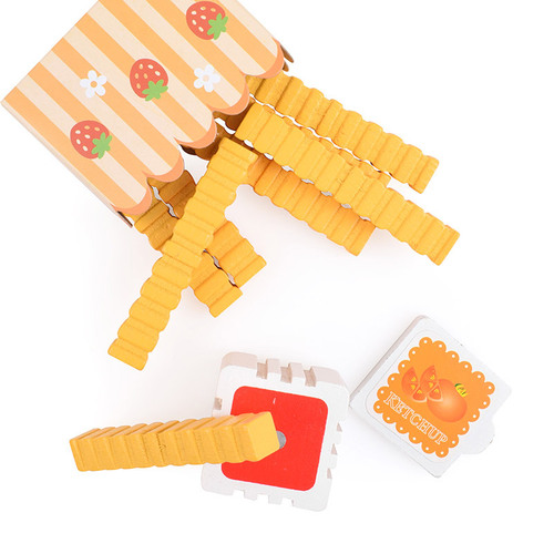 New product launched Strawberry Play House Kitchen Toy Simulation Hamburger French Fries Seasoning Baking Toy Set