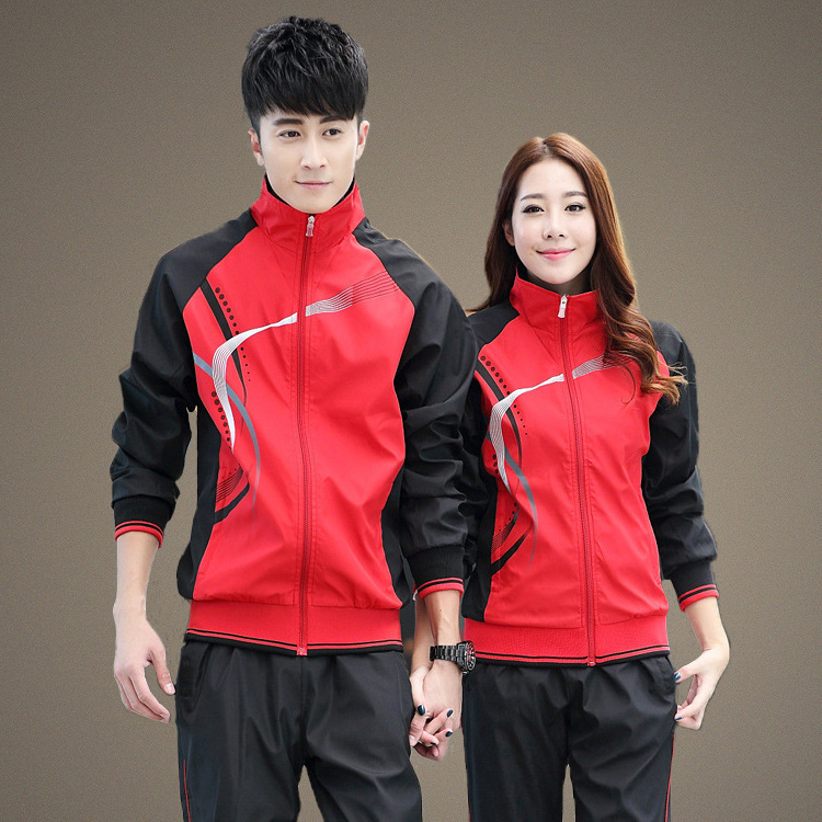 New Spring and Autumn Couple's Sports Casual Fashion Suit, Men's and Women's Athletic Wear, Student School Uniform, Group Performance Outfit