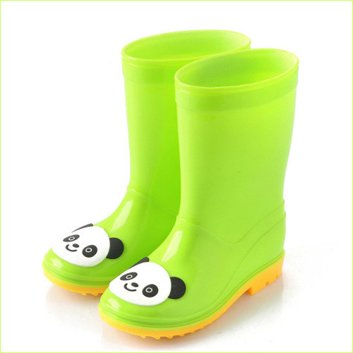 Summer children's rain boots cartoon for older children thickened rain boots high water shoes male and female students overshoes