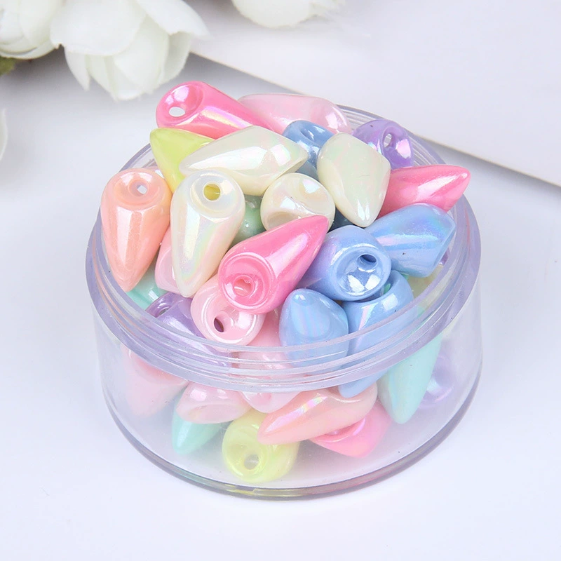 Acrylic geometric beads, children's beaded bracelet, material