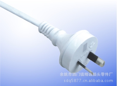 供应澳大利亚二芯插头YA-2 两极电源插头
