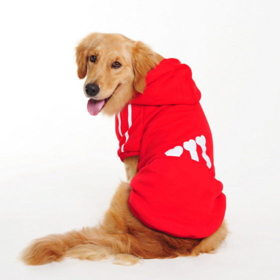 Large Dog Fleece Sweatshirt Golden Retriever Husky Labrador Dog Clothes