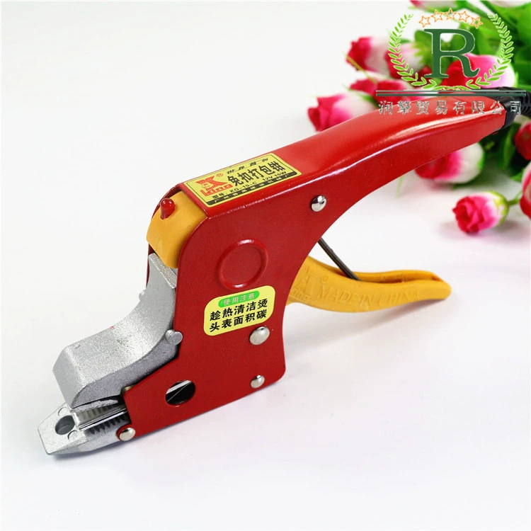 Клещи для упаковки без пряжек Ручная упаковочная машина KING для горячего расплава Портативные Электрические плоскогубцы для плавильного пресса pp с зажимом теперь в Гуанчжоу