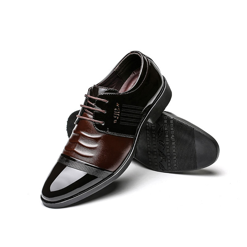 2021 Spring New Single Shoe Leather Formal Dress Business Casual Wedding British Men's Shoes_vogvips.com