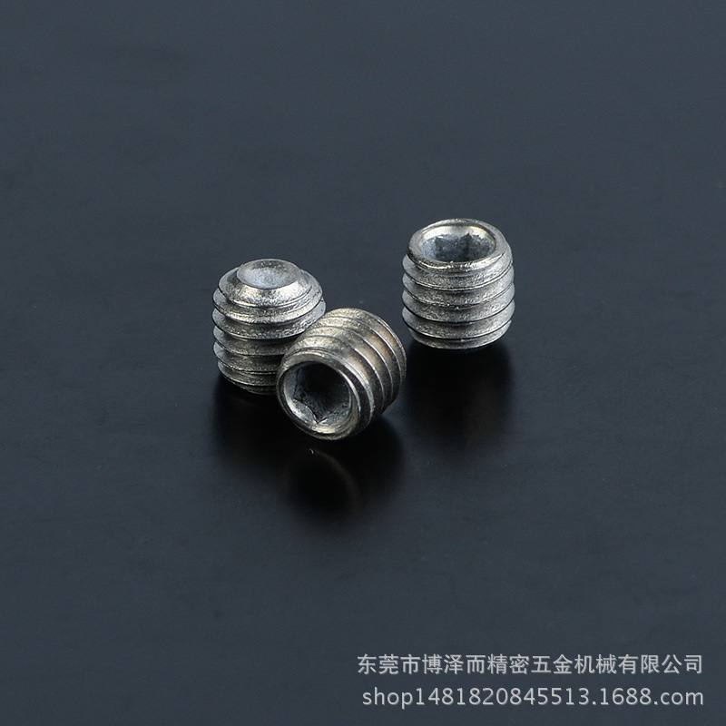 人形机器人用 低空经济轻量化用钛螺丝 M4*4 凹端内六角螺丝