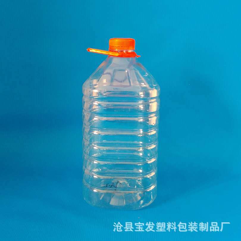 现货 5斤装手提加厚塑料瓶白酒瓶酒壶油壶 pet透明瓶