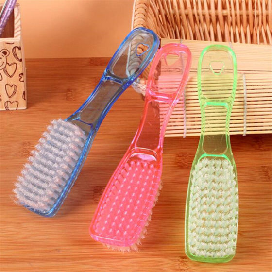 Crystal transparent large shoe brush multifunctional laundry brush soft brush cleaning brush one yuan to push the stall supply wholesale