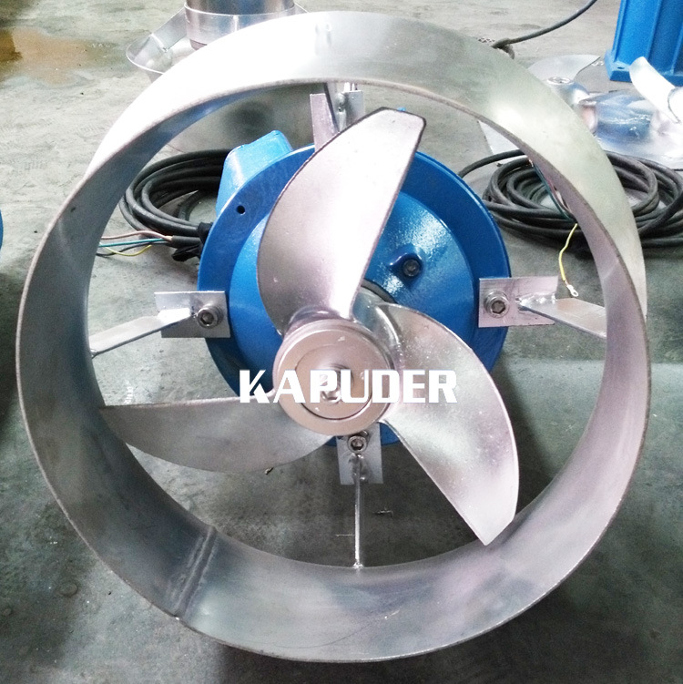 4KW铸铁潜水搅拌机 QJB4/6-400/3-980/C  全不锈钢支架安装系统