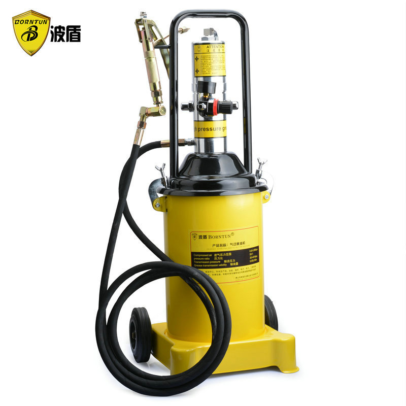 波盾 高压注油器 注油机 12L 气动黄油机 12升风动黄油枪 配4米管