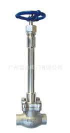 富山不锈钢低温针型阀，DJ11W针型阀说明，船用两通针型阀