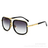 Metal trend retro fashionable sunglasses, wholesale, European style