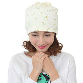 新款时尚韩版 春夏月子帽产妇帽防风护头多功能堆堆帽厂家直销