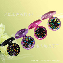 折叠气囊按摩梳子/圆镜梳/气垫梳子带镜子/折叠镜子梳子