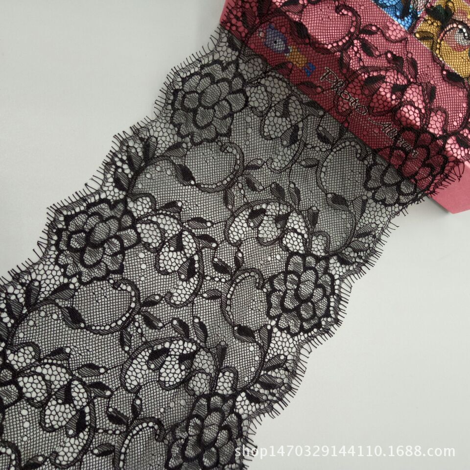 厂家直销现货批发16cm眼睫毛蕾丝花边大量现货供应欢迎下单