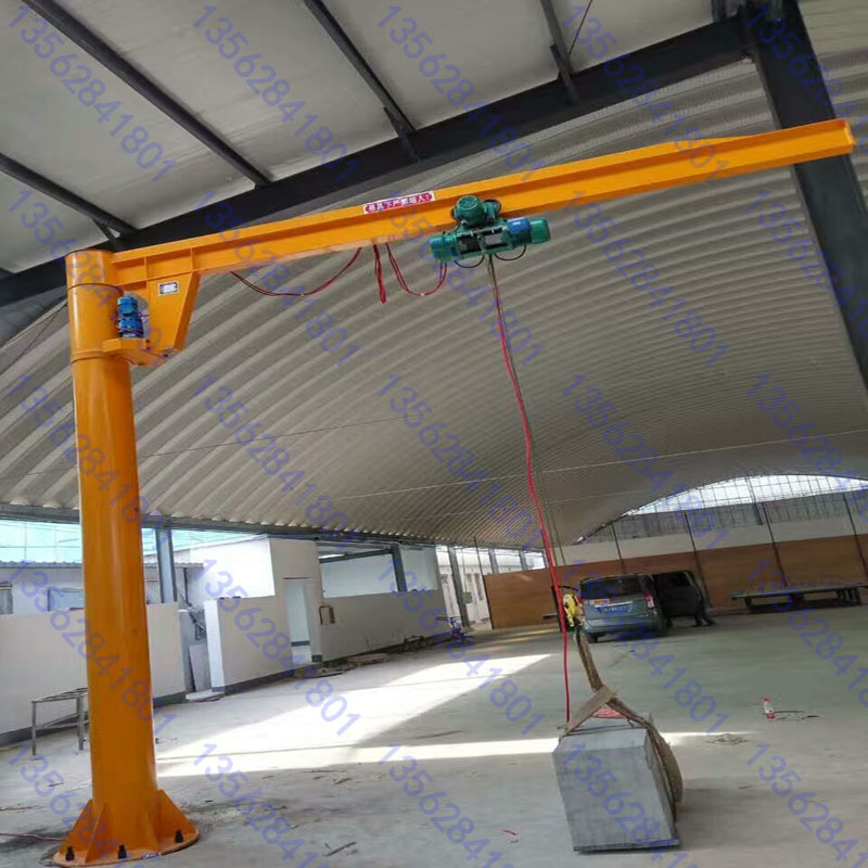 生产  固定式小型电动旋臂吊 山东1t180度旋转单臂 起重机悬臂吊