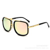 Metal trend retro fashionable sunglasses, wholesale, European style