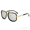 Metal trend retro fashionable sunglasses, wholesale, European style