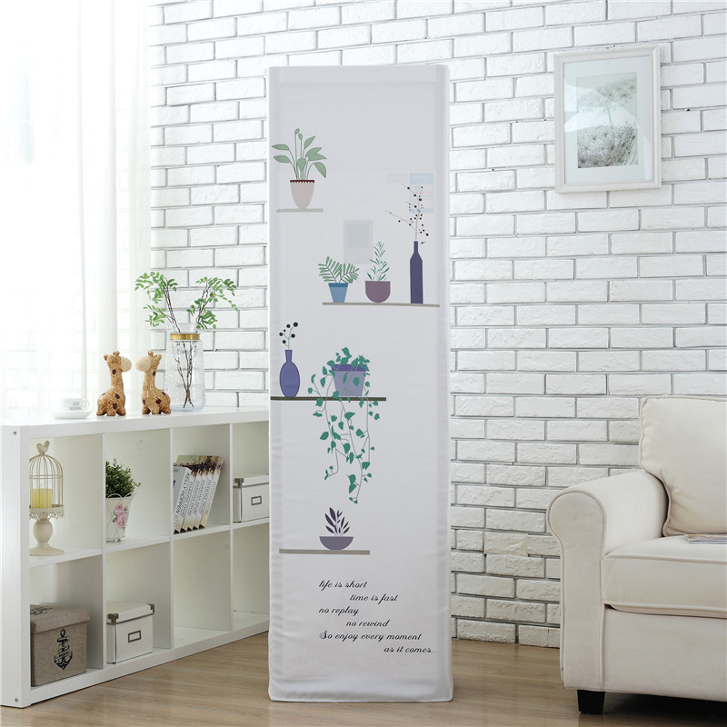 韩版印刷风格立式柜机罩方柜机套小白鼠家居布艺防尘套热批