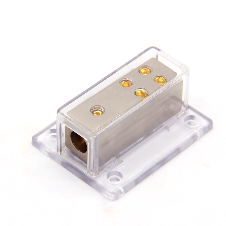 厂家供应加工 DB-07 珍珠镍保险丝盒 透明玻璃保险丝分线盒