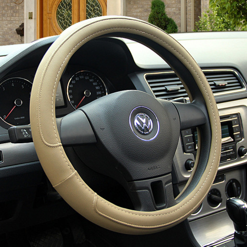 Car interior supplies car steering wheel cover PU leather four-season car steering wheel cover car handlebar cover
