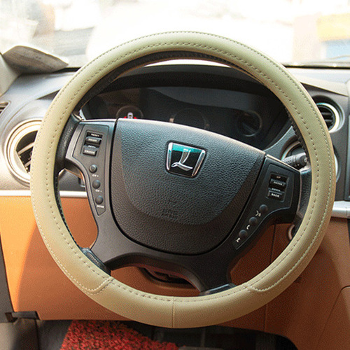 Car interior supplies car steering wheel cover PU leather four-season car steering wheel cover car handlebar cover