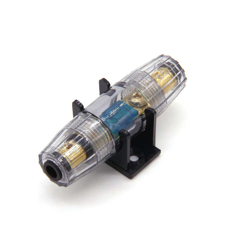 厂家供应加工 AFS-10 金迷你保险丝座  汽车音响保险丝座