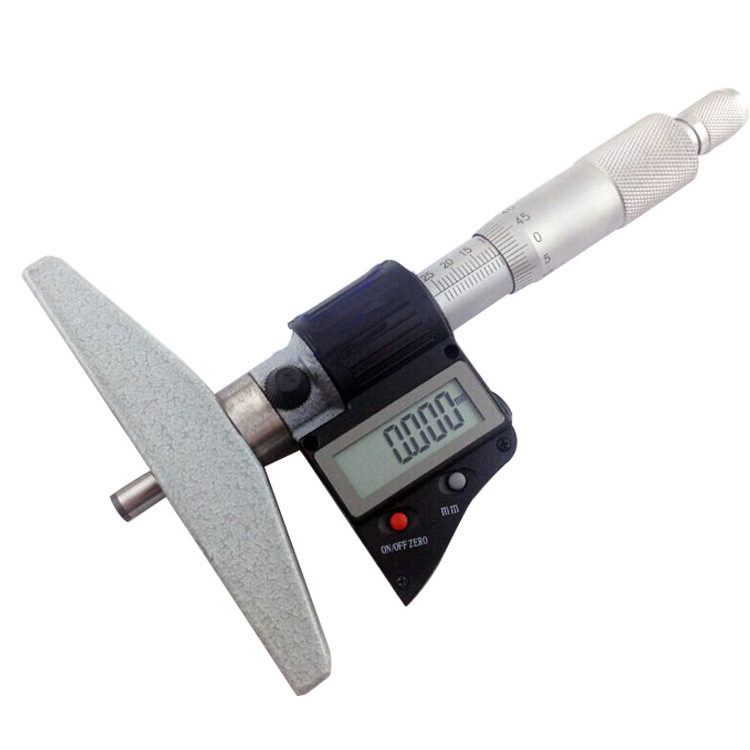 批发GuangLu桂林广陆量具数显深度千分尺0-25 231-101 电子深度