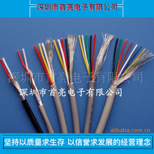 2547 28AWG/6C黑色 缠绕屏蔽信号 多芯电子线