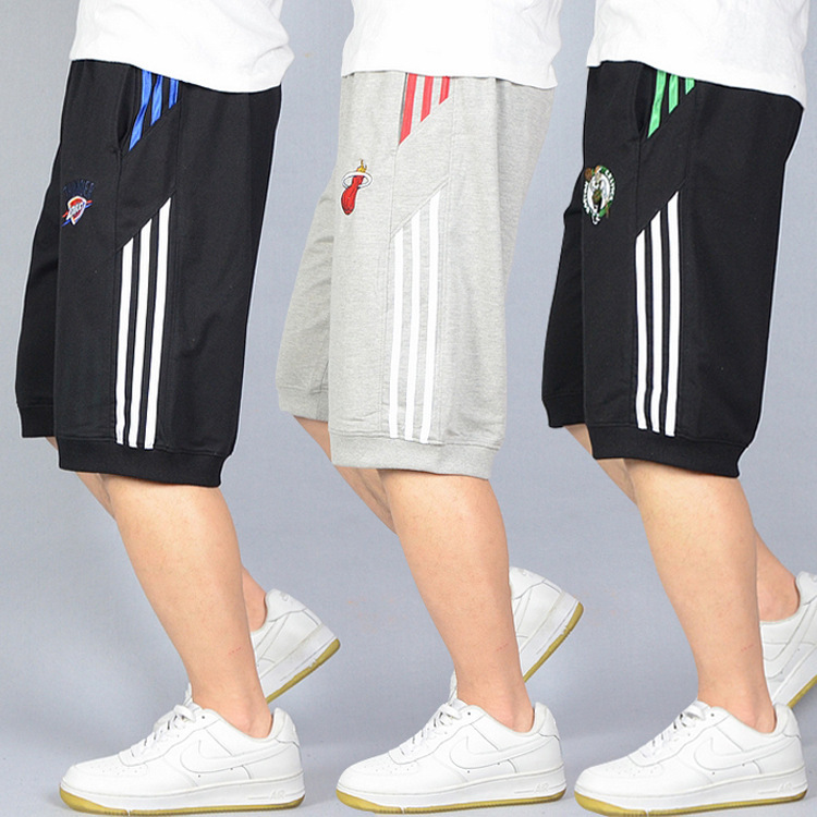 Lakers sports shorts men's hot running fifth pants male N basketball shorts Celtics training middle pants plus size