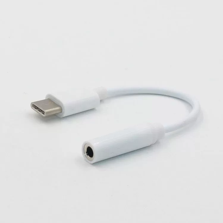 Type-C наушниковый переходник кабель 3.5 мм на Type-C для аудио вращение провода