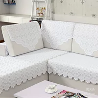 Sofa cover / scarf (lace‑style), white or beige, multiple floral patterns and sizes