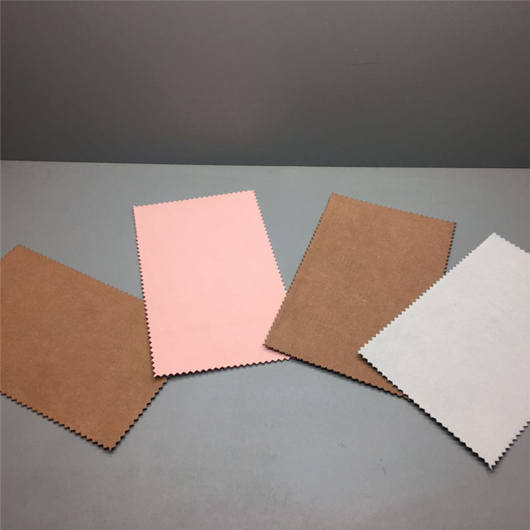 超纤布料双面绒面革 厂家复古多色色调 服装内衬用超纤皮革批发