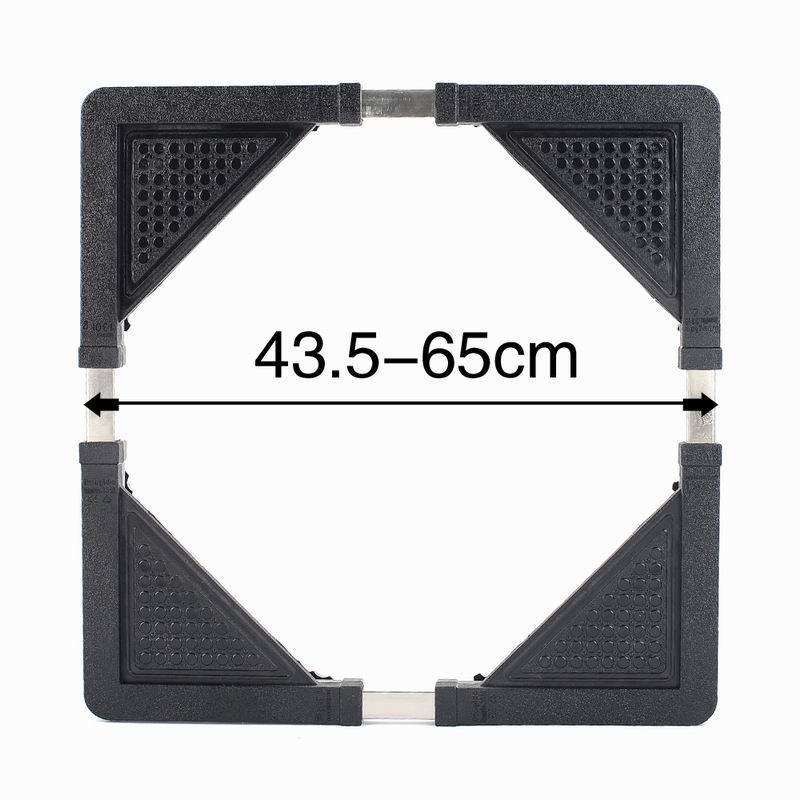 Refrigerador de Acero Inoxidable base móvil lavadora base móvil rack con ruedas estante de la cocina fábrica al por mayor