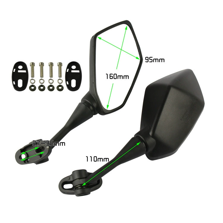 Высокое качество заводской контроль качества дорожная гонка спортивный автомобиль зеркало заднего вида горизонт гоночное зеркало заднего вида спортивный автомобиль отражатель