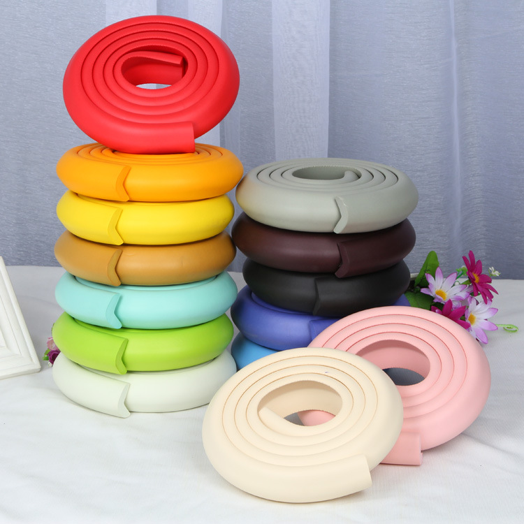 Baby's protective strip 2 meters L-shaped thickened and widened child's protective strip thickened and delivered double-sided adhesive tape