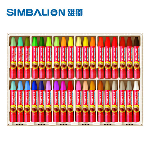 Lion 24 colors 48 colors oil pastels children's painting crayons graffiti pink crayons colorful sticks heavy color oil pastels